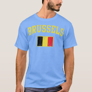 Brussel België Belgische vlag Verstoord T-shirt