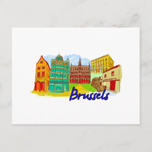 Brussel - België Briefkaart