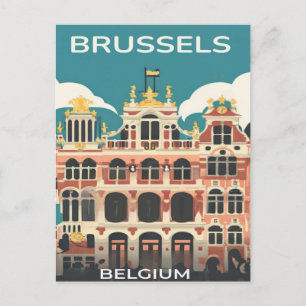 Brussel, België Briefkaart