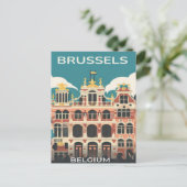 Brussel, België Briefkaart (Staand voorkant)