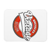 Brussel België  logo Magneet (Horizontaal)