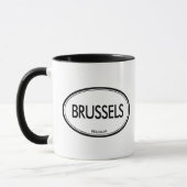 Brussel, België Mok (Links)