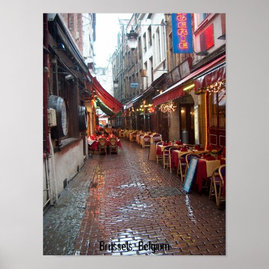 Brussel, België Poster (Voorkant)