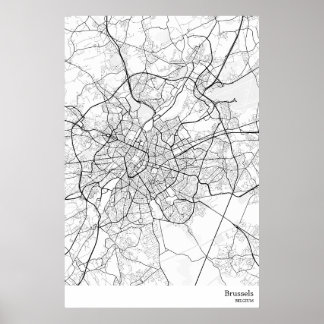 Brussel België Poster Print