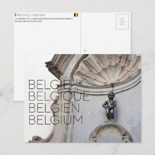Brussel, België Reisansichtkaart Briefkaart