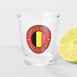 Brussel België Shot Glas
