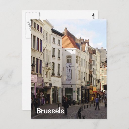 Brussel Briefkaart (Voorkant / Achterkant)