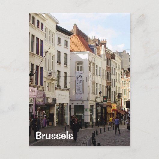Brussel Briefkaart (Voorkant)