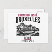 Brussel Briefkaart (Voorkant / Achterkant)