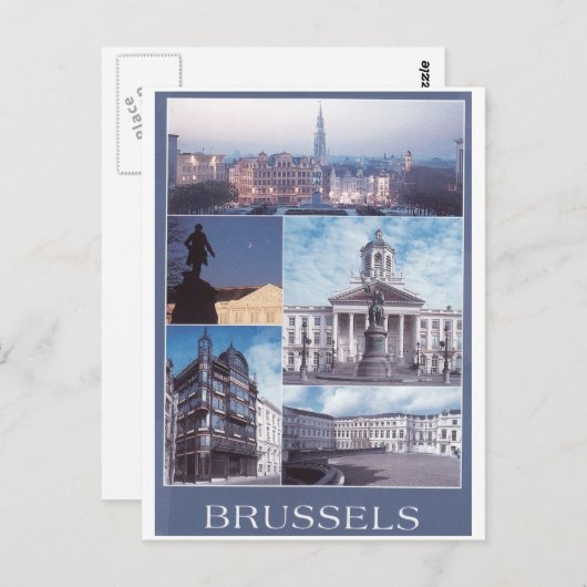 Brussel - Briefkaart (Voorkant / Achterkant)