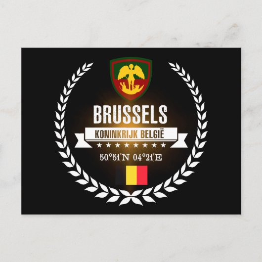 Brussel Briefkaart (Voorkant)
