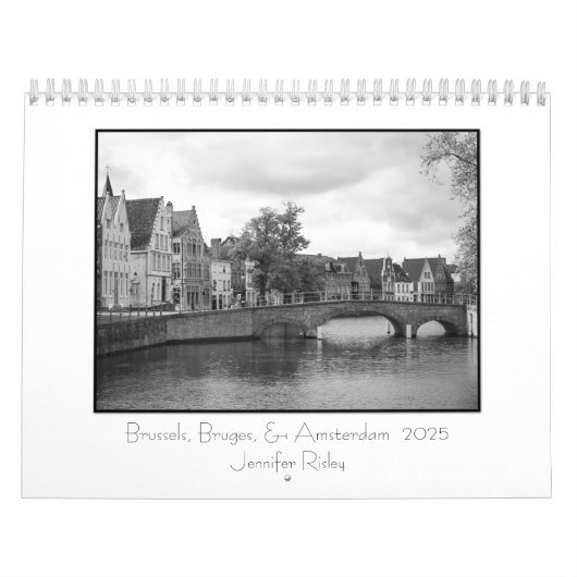 Brussel, Brugge, & Amsterdam - Kalender 2025 (Hoes)