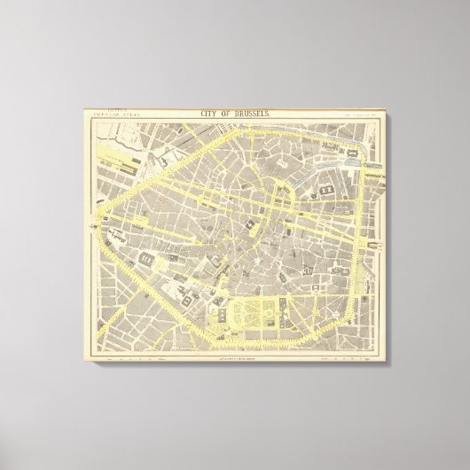 Brussel Canvas Afdruk (Voorkant)
