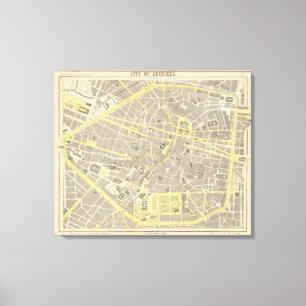 Brussel Canvas Afdruk