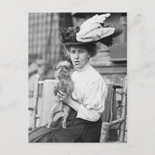 Brussel Griffon, begin jaren 1900 Briefkaart (Voorkant)