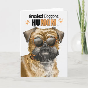 Brussel Griffon Dog Beste HuMOM Ooit Moederdag Feestdagen Kaart