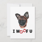 Brussel Griffon Dog I Wof U (Voorkant)