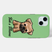 Brussel Griffon KiniArt Case-Mate iPhone Case (Achterkant (horizontaal))