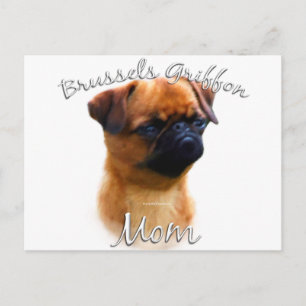 Brussel Griffon Moeder 2 Briefkaart