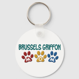 BRUSSEL GRIFFON MOM Paw Print 1 Sleutelhanger