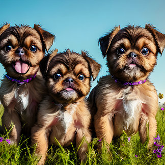 Brussel Griffon Puppies Strandlaken