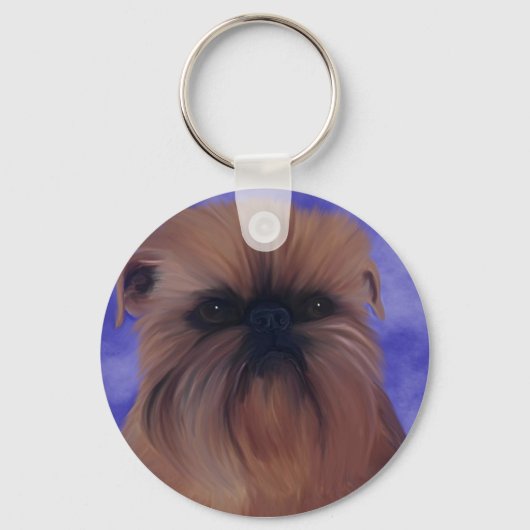 Brussel Griffon Sleutelhanger (Voorkant)