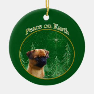 Brussel Griffon Vrede Keramisch Ornament