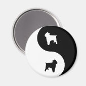 Brussel Griffon Yin Yang Magneet (Voorkant / Achterkant)