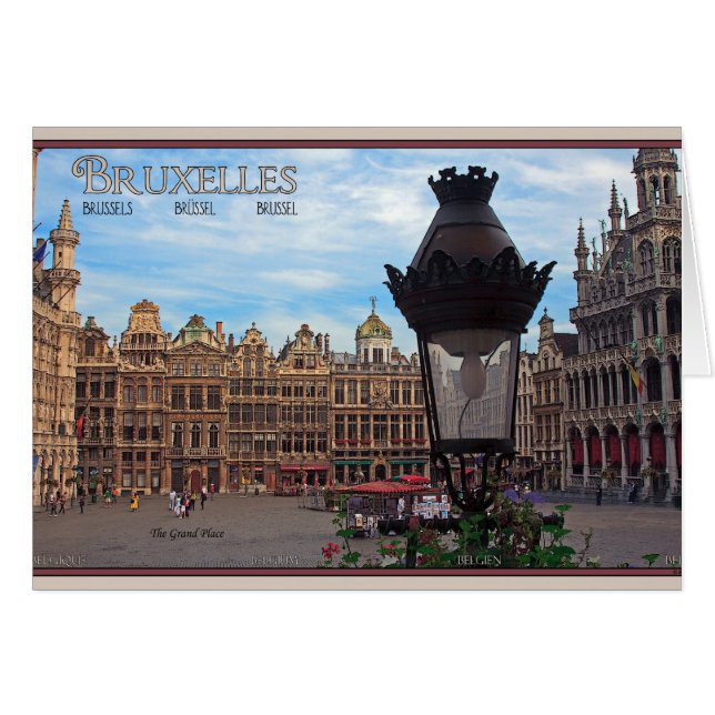 Brussel - Grote Plaats (Voorkant Horizontaal)
