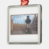 Brussel - Grote Plaats Metalen Ornament (Links)