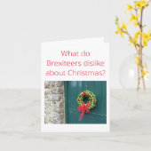 Brussel Kerstmis Kaart (Gele Bloem)