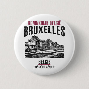 Brussel Ronde Button 5,7 Cm