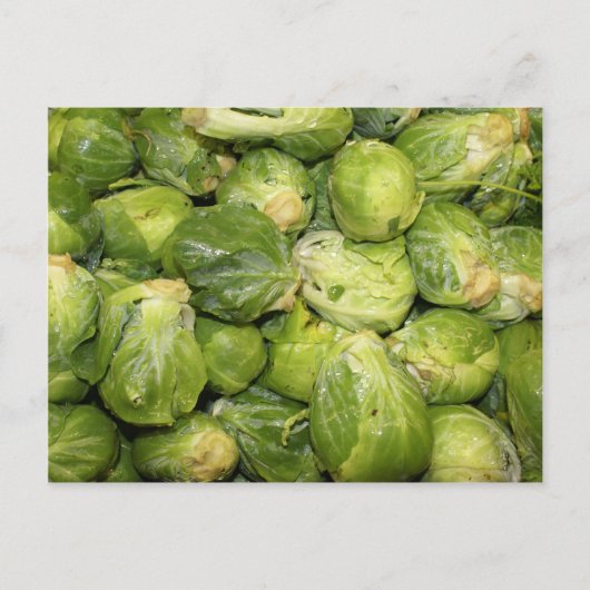 Brussel Sprouts Briefkaart (Voorkant)