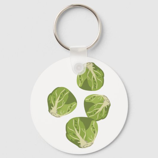 Brussel Sprouts Sleutelhanger (Voorkant)