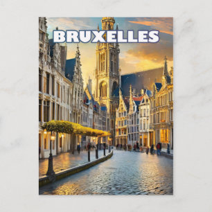 Brussel, stad van contrasten en charmes briefkaart