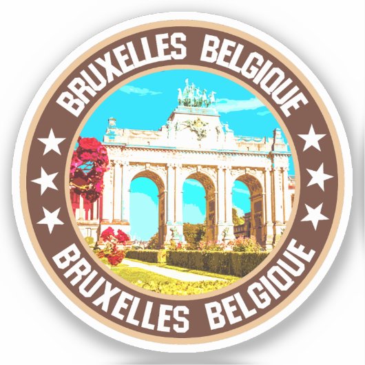 Brussel Sticker (Voorkant)