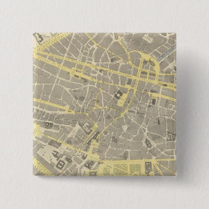 Brussel Vierkante Button 5,1 Cm