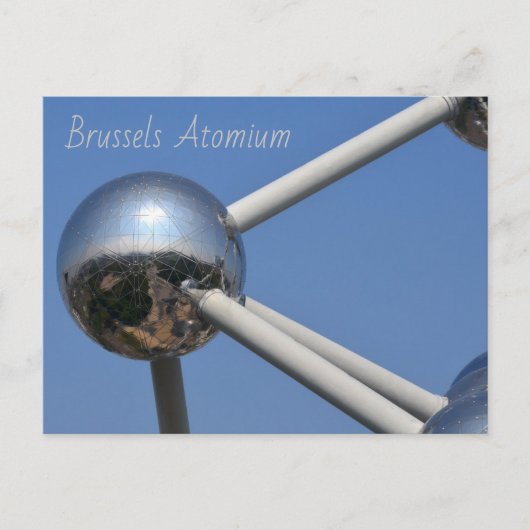 Brussels atomium Briefkaart (Voorkant)