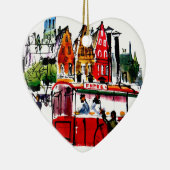 Brussels City Keramisch Ornament (Rechts)