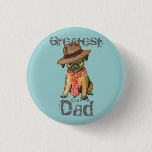 Brussels Griffon Dad Pinback Button
