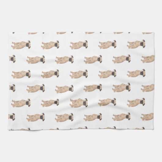 Brussels Griffon Dog Pattern Theedoek (Horizontaal)