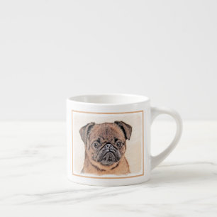 Brussels Griffon gladde schilderijen originele hon Espresso Kop