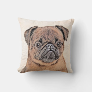 Brussels Griffon gladde schilderijen originele hon Kussen