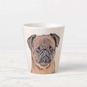 Brussels Griffon gladde schilderijen originele hon Latte Mok