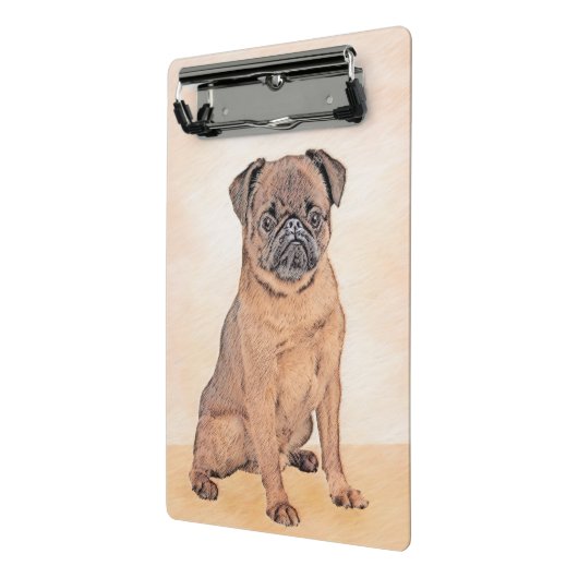 Brussels Griffon gladde schilderijen originele hon Mini Klembord (Angled2)