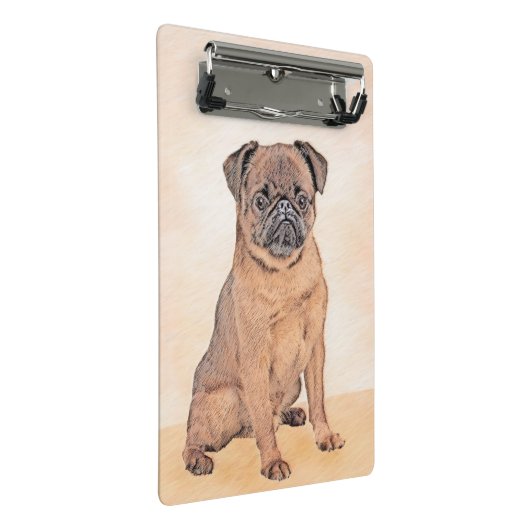 Brussels Griffon gladde schilderijen originele hon Mini Klembord (Schuin)