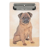 Brussels Griffon gladde schilderijen originele hon Mini Klembord (Voorkant)