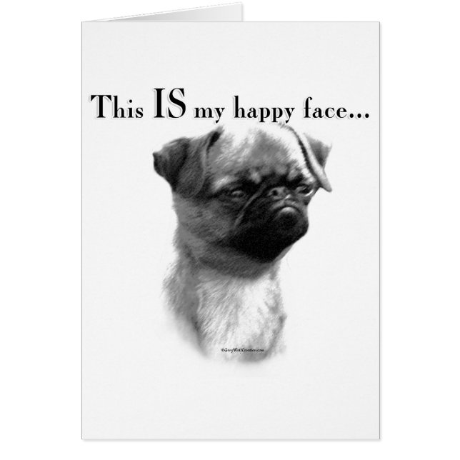 Brussels Griffon Happy Face (Voorkant)