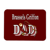 Brussels Griffon Pap Magneet (Horizontaal)