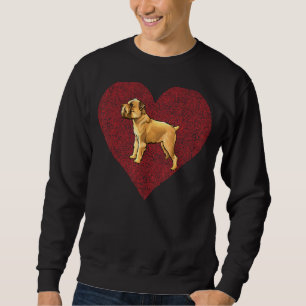 Brussels Griffon Valentijnsdag Hond Lieft Fingerpr Trui